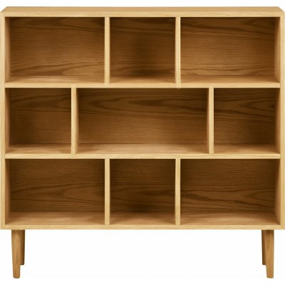House Nordic Oshawa knihovna přírodní 30x104.5x112 cm – Zboží Dáma