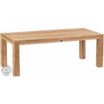 DEOKORK Zahradní masivní teakový stůl FLOSS RECYCLE (různé délky) 220x100 cm – Hledejceny.cz