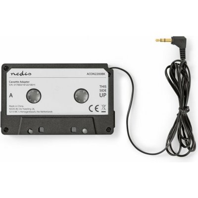 Nedis ACON2200BK kazetový adaptér, Jack 3.5mm – Zboží Živě