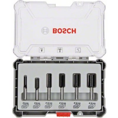 Bosch Sada fréz s rovným 8mm vřetenem (6ks) 2607017466 – Sleviste.cz