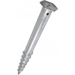 Vrut zemní MTR M, 76x1600x3,0mm HEX-120mm M16, žár. Zn – Sleviste.cz