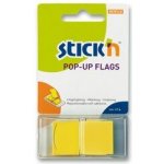 Hopax Stick'n PopUp Flags - neonové proužky "Z" - žluté – Hledejceny.cz