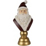 Clayre & Eef Vánoční dekorace busta Santa - 19*15*40 cm – Hledejceny.cz