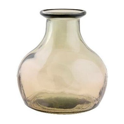 Váza LISBOA, 21cm, lahvově hnědá|kouřová|Vidrios San Miguel|Recycled Glass – Hledejceny.cz