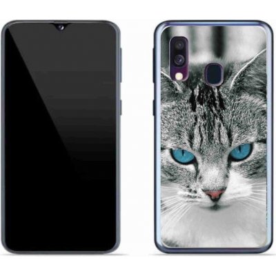 Pouzdro mmCase Gelové Samsung Galaxy A40 - kočičí pohled 1 – Zboží Mobilmania