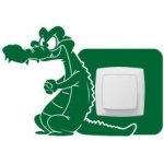 Merci-shop.Samolepka kolem vypínače - Vzor 80 Krokodýl 27 x 18 cm – Zboží Dáma