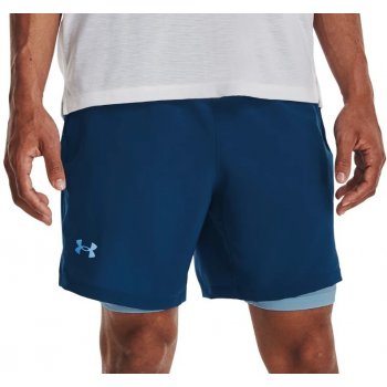 Under Armour UA LAUNCH 7 2-IN-1 SHORT-BLU 1361497-426