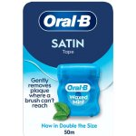 Oral-B Satin Tape voskovaná nit mátová 50 m – Hledejceny.cz
