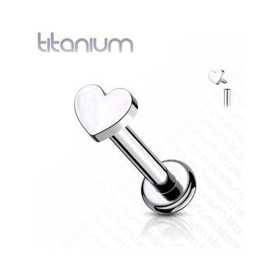 Šperky4U piercing do brady labreta titan srdíčko TIT1098-1208 – Zbozi.Blesk.cz