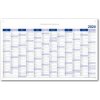 Kalendář Nástěnný Plánovací mapa CZ s očky na zavěšení 63x100 cm modrá 2024