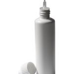 50ml bílá lahvička + kapací vložka + bílý uzávěr