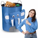 Nukido Koš slon modrý JANSHOP_740227 – Hledejceny.cz