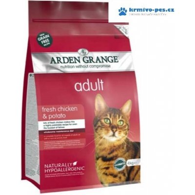 Arden Grange Cat Adult kuře & brambory 8 kg – Zboží Mobilmania