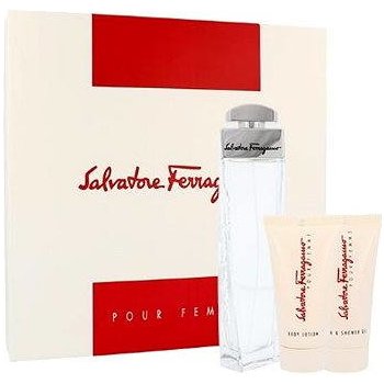 Salvatore Ferragamo Pour Femme EDP 100 ml + tělové mléko 50 ml + sprchový gel 50 ml dárková sada