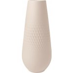 Villeroy & Boch Váza Carré vysoká Manufacture Collier beige, v. 11,6 cm - – Hledejceny.cz