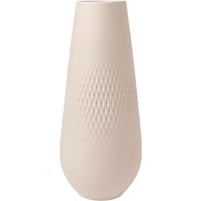 Villeroy & Boch Váza Carré vysoká Manufacture Collier beige, v. 11,6 cm - – Hledejceny.cz