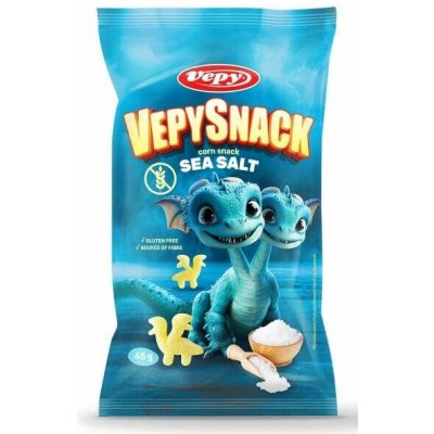 VepySnack Kukuřičný snack s mořskou solí 45 g – Zboží Dáma