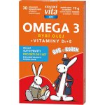MaxiVita Kids Omega 3 + vitamín D,E 30 kapslí – Hledejceny.cz