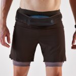 Kiprun Pánské běžecké kraťasy 2v1 Kiprun Run Ultra 900 FIALOVÁ KAŠTANOVÁ – Hledejceny.cz
