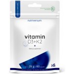 Nutriversum D3 + K2 Vitamin 60 kapslí – Hledejceny.cz