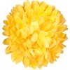 Květina Chryzantéma KVĚT umělá žlutá 13cm