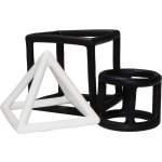 Label Label silikon kousátko Geometric Black & White – Zboží Dáma