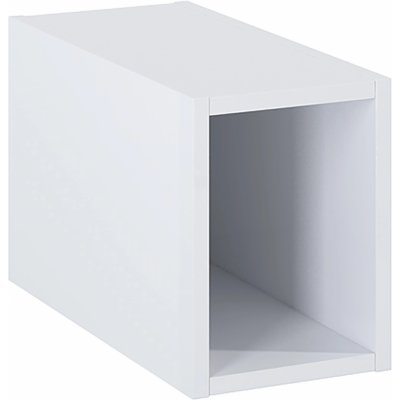Maximus Nástěnný koupelnový regál Stylo Slim, lesklá bílá, 20 x 45,6 x 26,6 cm