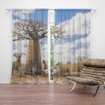 Sablio Závěs Strom: 2ks 140x250cm – Hledejceny.cz