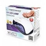 Esperanza EBN007 Diamond UV LED lampa na gelové nehty a laky 80W – Zboží Dáma