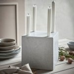 HOUSE DOCTOR Adventní svícen MARB 20x20x20cm šedý – Hledejceny.cz