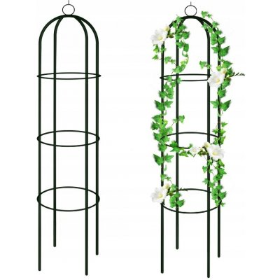 KINZO Zahradní oblouk na růže a popínavé rostliny sloup 185 x 40 cm ED-230498 – Zboží Dáma