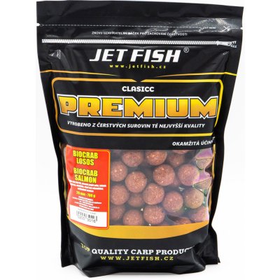 JET FISH Premium Classic Boilies 5kg 20mm Biocrab Losos