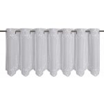 Vitrážní záclonka tkaná s perf.pásem Voile 135x45cm bílá – Hledejceny.cz