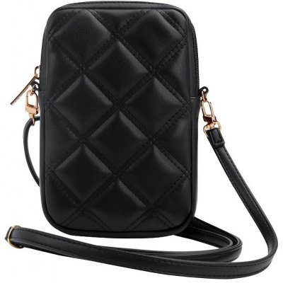 Guess PU Quilted 4G Metal Logo se Zipem černé – Zbozi.Blesk.cz