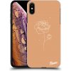 Pouzdro a kryt na mobilní telefon Apple Pouzdro Picasee silikonové Apple iPhone XS Max - Peonies čiré