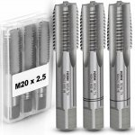 Závitník M20 HSS, sada 3 ks, závit M20x2,50 mm – Hledejceny.cz