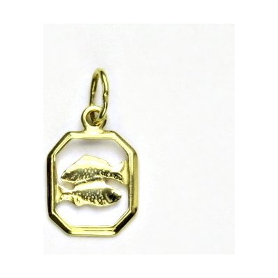 Čištín Zlatý přívěsek ryby, znamení zvěrokruhu P 127 – Sleviste.cz