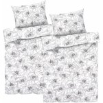 Livarno Home povlečení Renforcé květiny/bílá 140x200 70x90 – Zboží Dáma