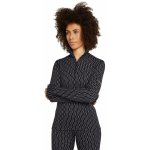 Icebreaker Dámské tričko Merino 260 Vertex LS HZ On-Piste Black – Zboží Dáma