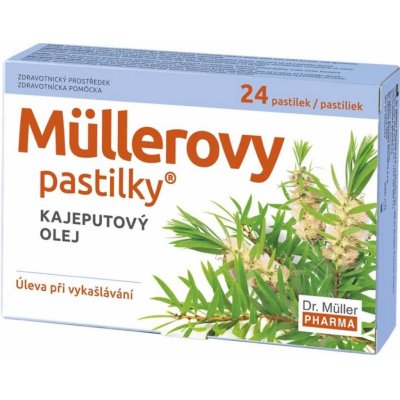 Pastilky s kajeputovým olejem Dr.Müller pas. 24 – Sleviste.cz