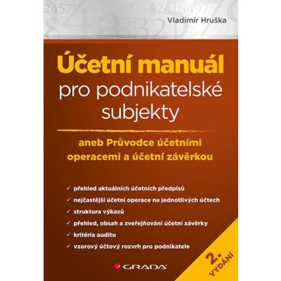 Účetní manuál pro podnikatelské subjekty - aneb Průvodce účetními operacemi a účetní závěrkou - Vladimír Hruška – Hledejceny.cz