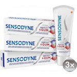 Sensodyne Sensitivity&Gum zubní pasta 3 x 75 ml – Sleviste.cz