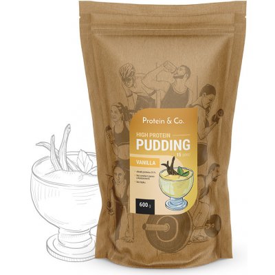 Protein & Co. High protein pudding 600 g – Zboží Dáma