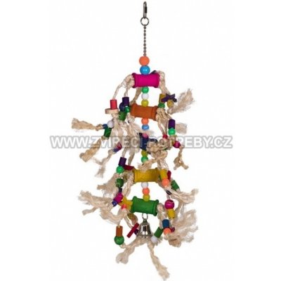 Nobby aktivní hračka pro papoušky a andulky 55 x 26 cm (31485) – Zboží Dáma