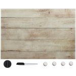 vidaXL Nástěnná magnetická tabule skleněná 50 x 30 cm – Zboží Živě