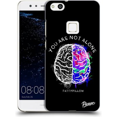 Pouzdro Picasee silikonové Huawei P10 Lite - Brain - White čiré – Zboží Mobilmania