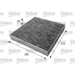 Filtr vzduchu v interiéru VALEO 715623