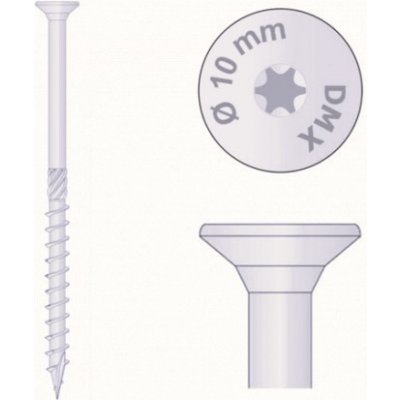 DOMAX | vrut tesařský CS 10x340 T40 zápustná hlava ZB DMX3110341ZB – Zboží Mobilmania
