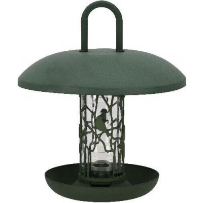 Esschert Design Krmítko pro ptáky na oříšky závěsné Chiffchaff 26 x 30 cm zelené – Zboží Mobilmania
