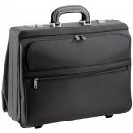 D&N pracovní kufr přihrádkový textilní 2649-01 černý – Zboží Mobilmania